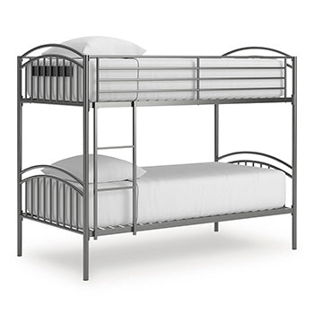 Lanceburg Bunk Bed with Ladder - Faith Furniture (Manhattan, KS)