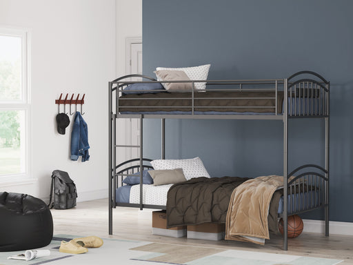 Lanceburg Bunk Bed with Ladder - Faith Furniture (Manhattan, KS)