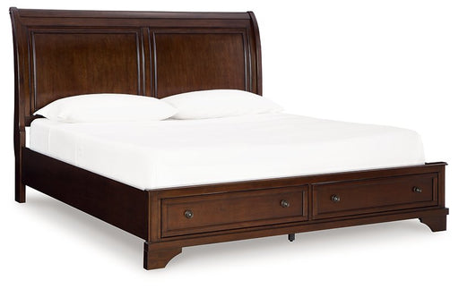 Trellington Sleigh Storage Bed - Faith Furniture (Manhattan, KS)