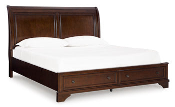 Trellington Sleigh Storage Bed - Faith Furniture (Manhattan, KS)