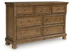 Feddinger Dresser and Mirror - Faith Furniture (Manhattan, KS)