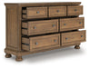 Feddinger Dresser and Mirror - Faith Furniture (Manhattan, KS)