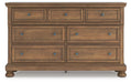 Feddinger Dresser and Mirror - Faith Furniture (Manhattan, KS)