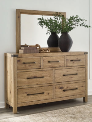 Ridgester Dresser and Mirror - Faith Furniture (Manhattan, KS)