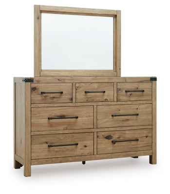 Ridgester Dresser and Mirror - Faith Furniture (Manhattan, KS)