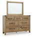 Ridgester Dresser and Mirror - Faith Furniture (Manhattan, KS)