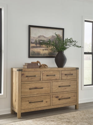 Ridgester Dresser and Mirror - Faith Furniture (Manhattan, KS)