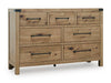Ridgester Dresser and Mirror - Faith Furniture (Manhattan, KS)