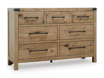 Ridgester Dresser and Mirror - Faith Furniture (Manhattan, KS)