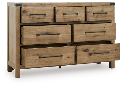 Ridgester Dresser and Mirror - Faith Furniture (Manhattan, KS)