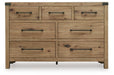 Ridgester Dresser and Mirror - Faith Furniture (Manhattan, KS)