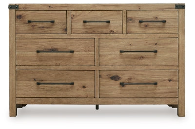 Ridgester Dresser and Mirror - Faith Furniture (Manhattan, KS)