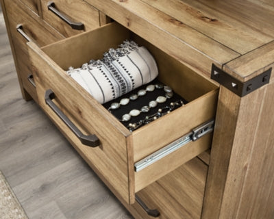 Ridgester Dresser and Mirror - Faith Furniture (Manhattan, KS)