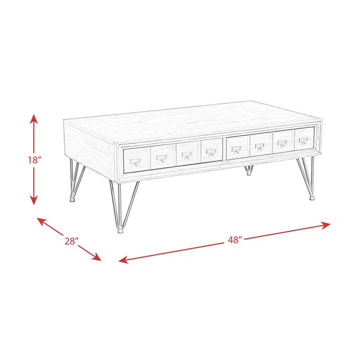 Boone 2PC Occasional Table Set-Coffee Table and End table