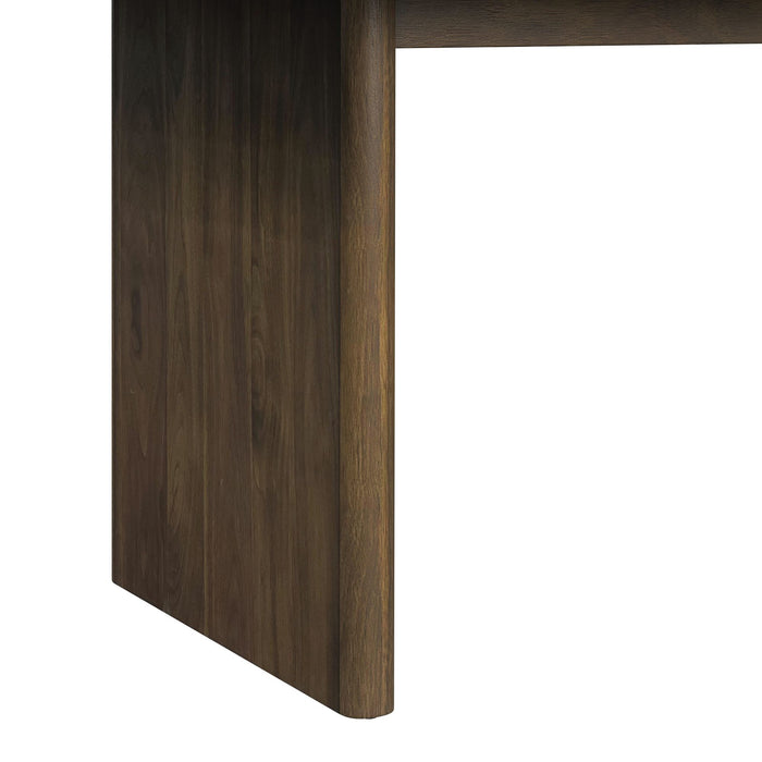 Brisbane Standard Height Dining Set in Brown-Table and Four Fabric Chairs - Faith Furniture (Manhattan, KS)