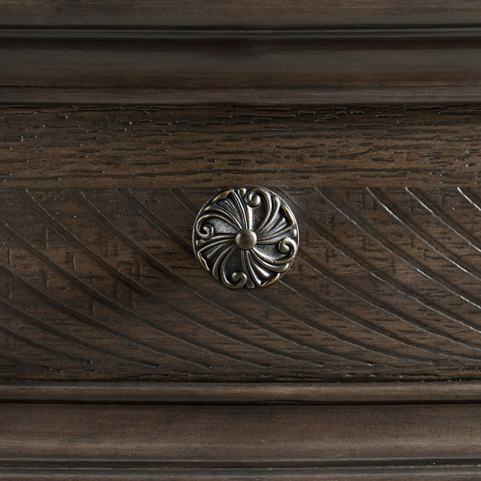 Brunswick 5-Drawer Chest in Mahogany