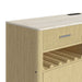 Cambrie Buffet with LED and Power in Off-White and Natural - Faith Furniture (Manhattan, KS)