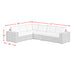 Carmona 6PC Conversion Set in Natural and Olefin Beige with Ottoman - Faith Furniture (Manhattan, KS)