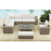 Carmona Swivel Chair - Natural and Olefin Beige - Faith Furniture (Manhattan, KS)