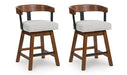 Ralene Counter Height Barstool (Set of 2) - Faith Furniture (Manhattan, KS)