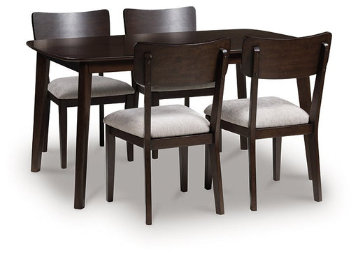 Mallenette Dining Table and 4 Chairs (Set of 5) - Faith Furniture (Manhattan, KS)