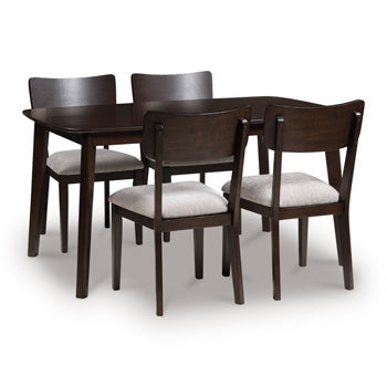 Mallenette Dining Table and 4 Chairs (Set of 5) - Faith Furniture (Manhattan, KS)