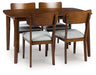 Tameride Dining Table and 4 Chairs (Set of 5) - Faith Furniture (Manhattan, KS)