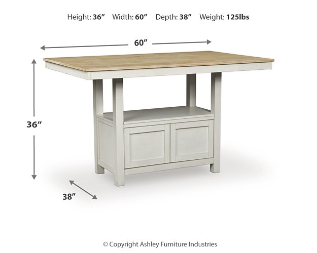 Purlaney Counter Height Dining Table - Faith Furniture (Manhattan, KS)