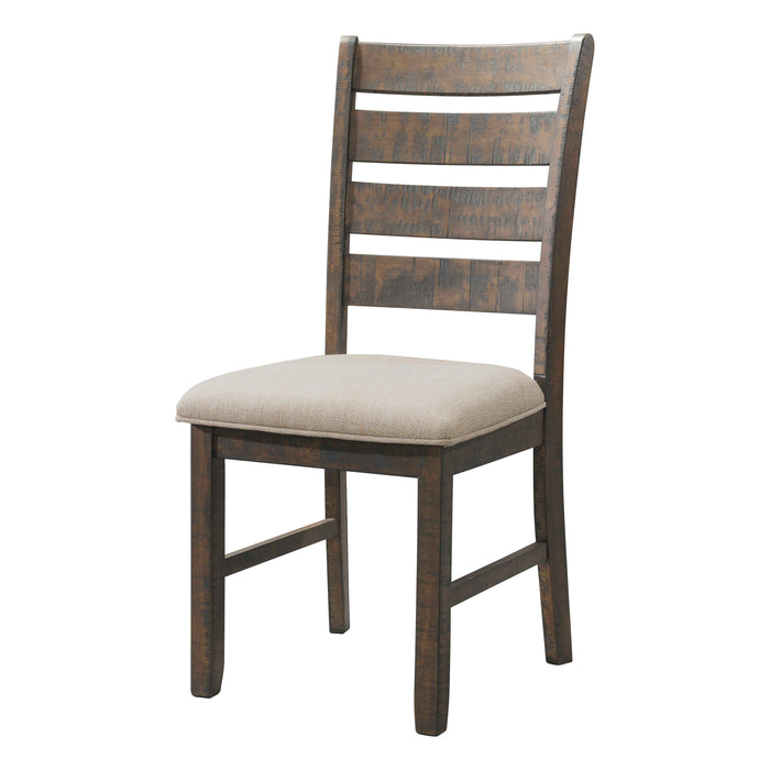 Jax 5PC Dining Set - Table, 4 Ladder Side Chairs - Faith Furniture (Manhattan, KS)