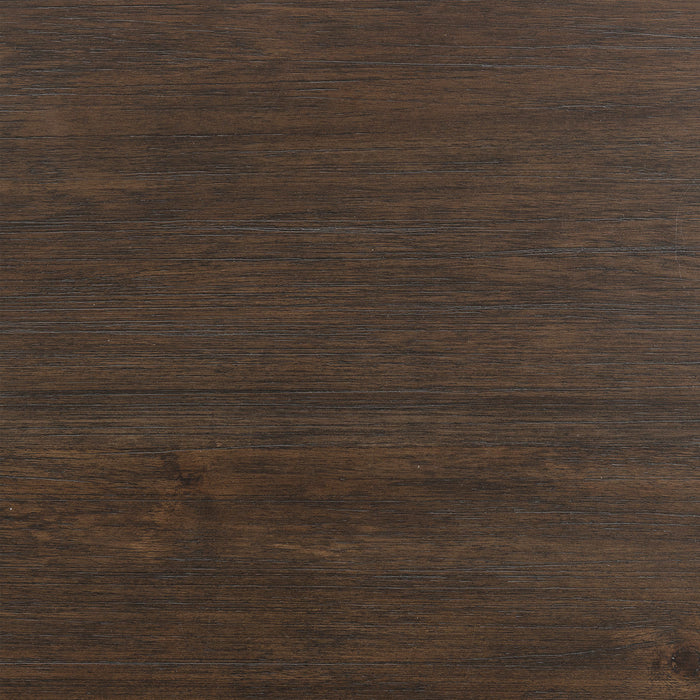 Martin 3 pc Drop Leaf Dining Set (Dark Brown Top - White Base) - Faith Furniture (Manhattan, KS)