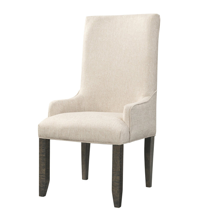 Stone Dining 7PC Set- Table, 4 Side Chairs, & 2 Parson Chairs - Faith Furniture (Manhattan, KS)