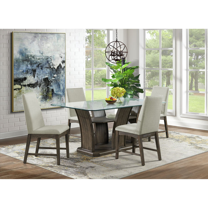 Dapper Dining Side Chair (Grey Finish) (Two Per Carton)