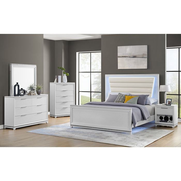 Denmark 6-Drawer Dresser in White - Faith Furniture (Manhattan, KS)