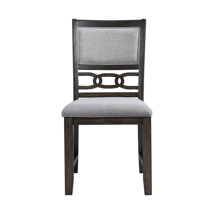Amherst Standard Height Side Chair Set in Walnut of 2 - Faith Furniture (Manhattan, KS)