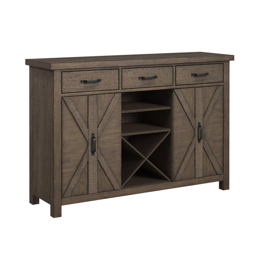 Yellowstone Server in Medium Brown - Faith Furniture (Manhattan, KS)