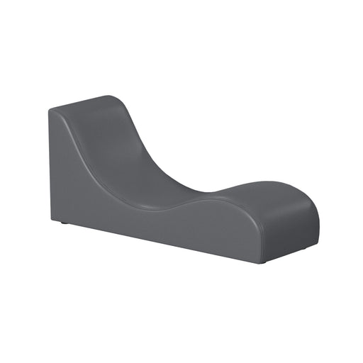 Valari Lounge Chair in Grey PU - Faith Furniture (Manhattan, KS)