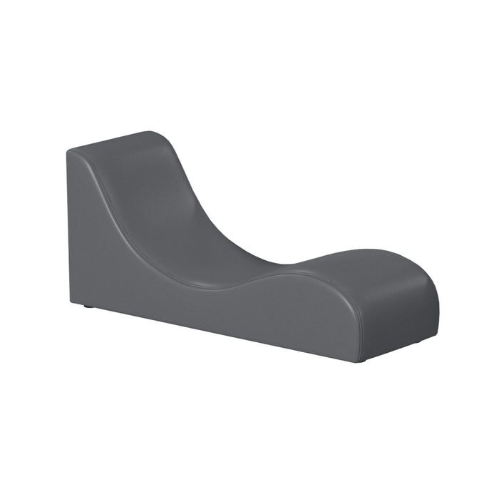 Valari Lounge Chair in Grey PU - Faith Furniture (Manhattan, KS)