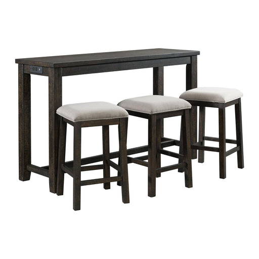 Stone Occasional Bar Table Single Pack (Table + Three Stools) 3A Packing - Faith Furniture (Manhattan, KS)