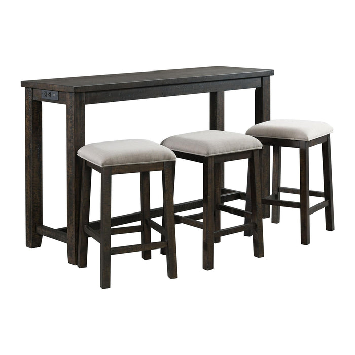 Stone Occasional Bar Table Single Pack (Table + Three Stools) 3A Packing - Faith Furniture (Manhattan, KS)