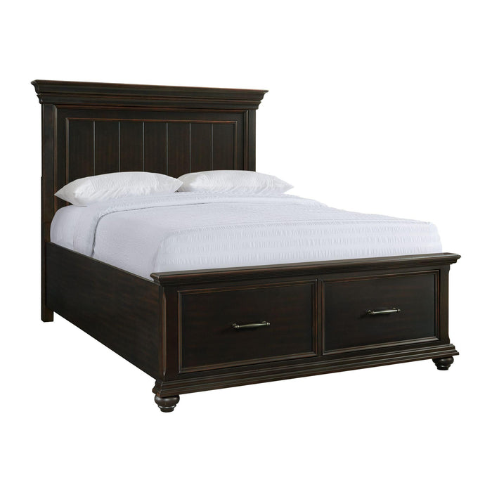 Slater Platform Storage Bedroom Set Black - Faith Furniture (Manhattan, KS)