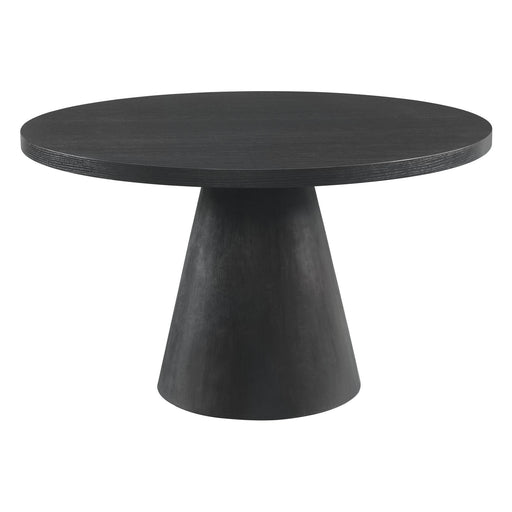 Portland Round Dining Table in Black - Faith Furniture (Manhattan, KS)