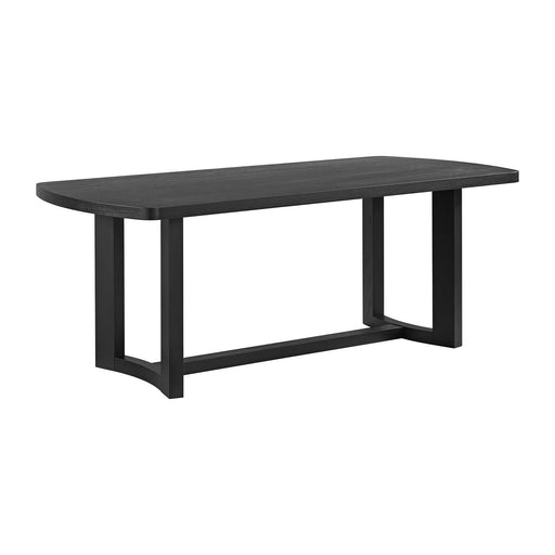 Portland Rectangular Dining Table in Black - Faith Furniture (Manhattan, KS)