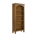 Portico Open Bookcase in Brown Oak - Faith Furniture (Manhattan, KS)