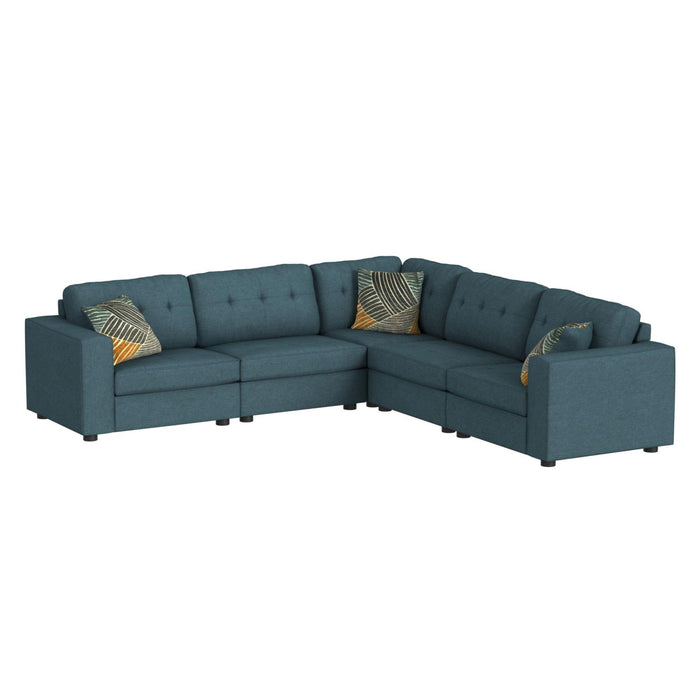 Options One LHF Chair in Palmer Plus Teal with 1 Pillow 20"ÔøΩ - Faith Furniture (Manhattan, KS)