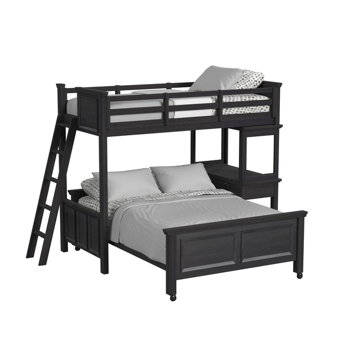 Hampton Kids Over Loft with Ladder and Desk with Speaker