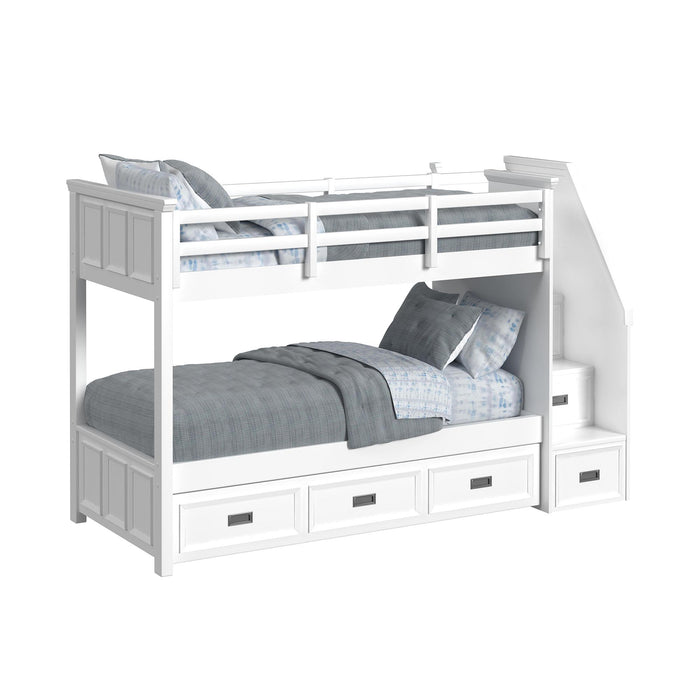 Hampton Kids Over Bunk with Staircase and Trundle