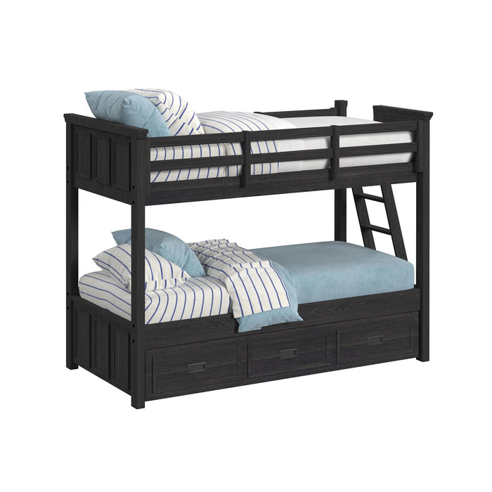 Hampton Kids Over Bunk with Ladder and Trundle
