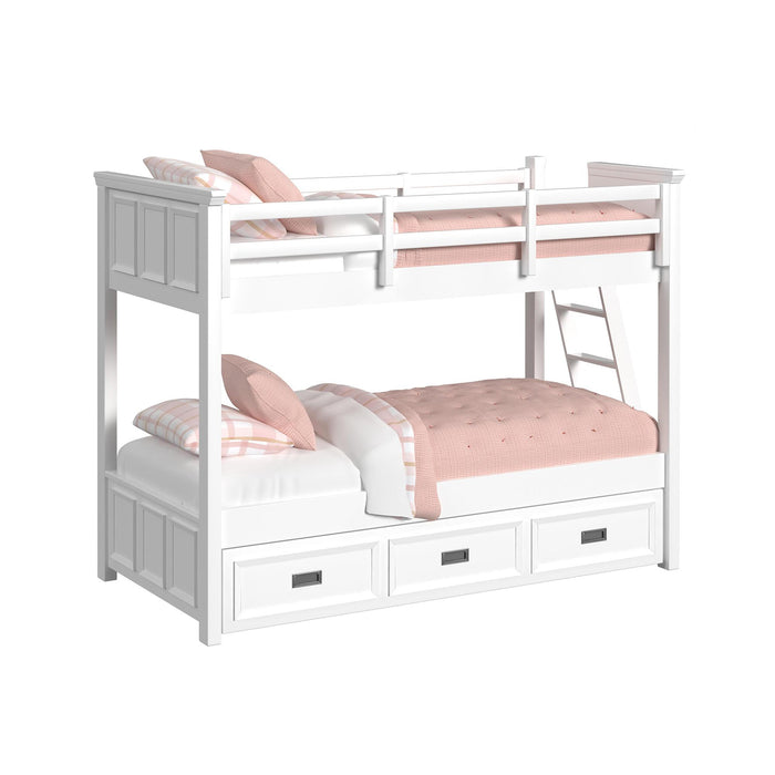 Hampton Kids Over Bunk with Ladder and Trundle