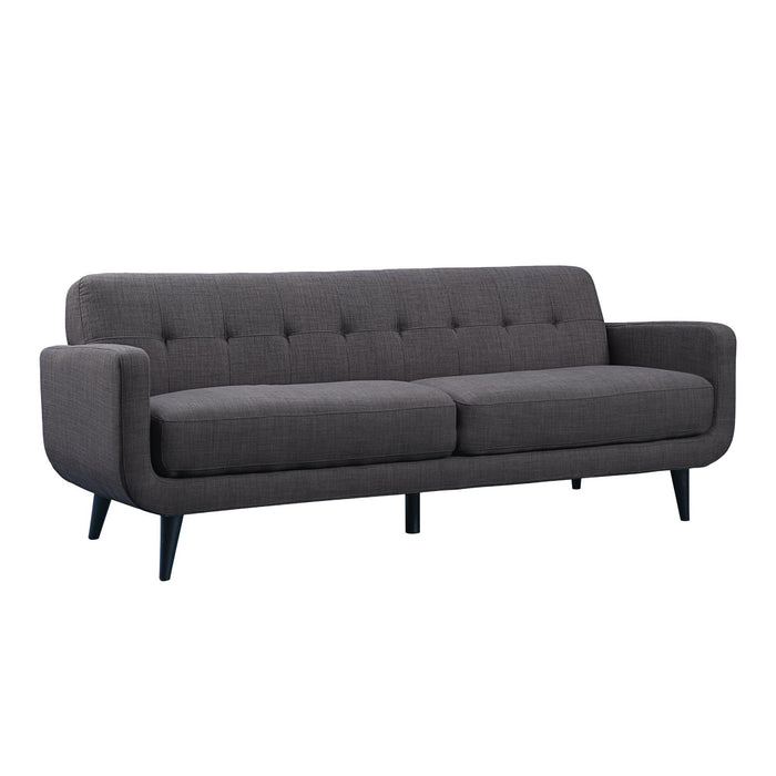 Hadley Sofa & Loveseat Set in Charcoal - Faith Furniture (Manhattan, KS)