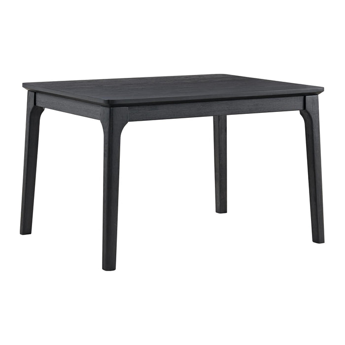 Garcia 5PC Dining Set with Table and 4 Chairs in Black - Faith Furniture (Manhattan, KS)